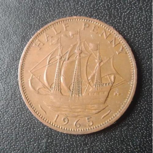 1/2 пенни 1965 Великобритания