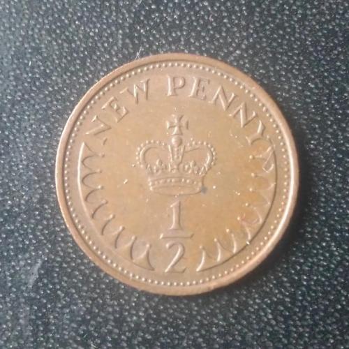 1/2 пенни 1971 Великобритания