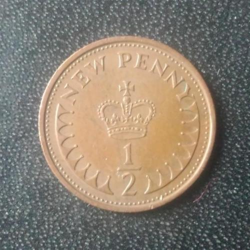 1/2 пенни 1971 Великобритания