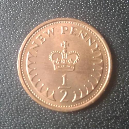 1/2 пенни 1973 Великобритания 