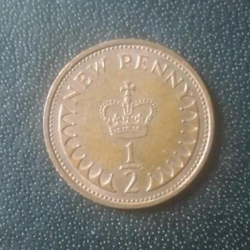 1/2 пенни 1974 Великобритания 