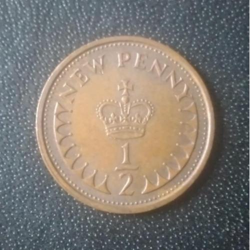 1/2 пенни 1975 Великобритания