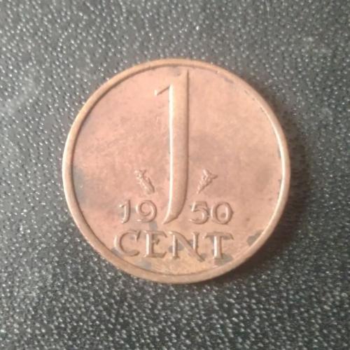 1 цент 1950 Нидерланды