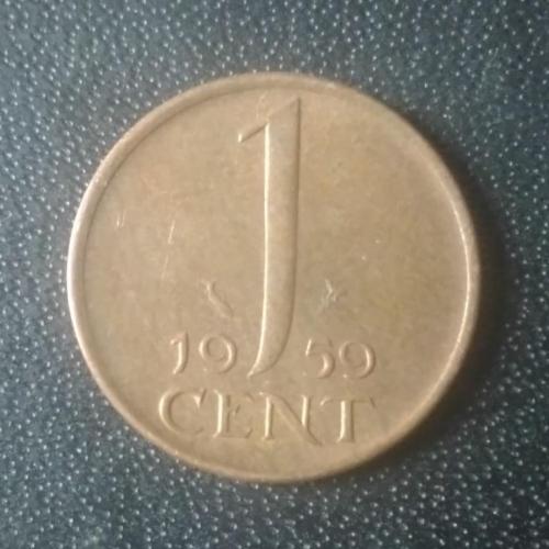 1 цент 1959 Нидерланды