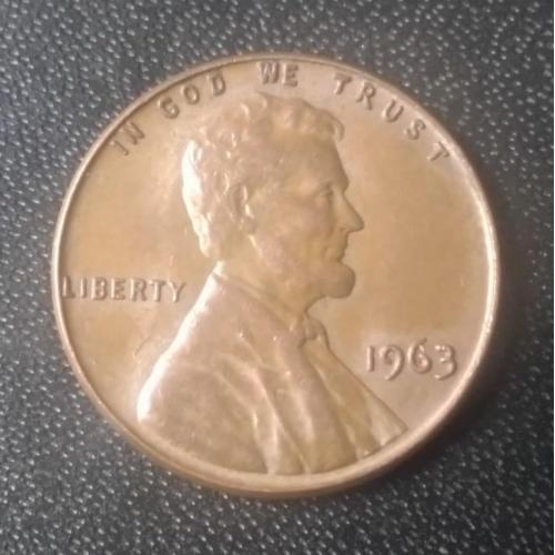 1 цент 1963 США 