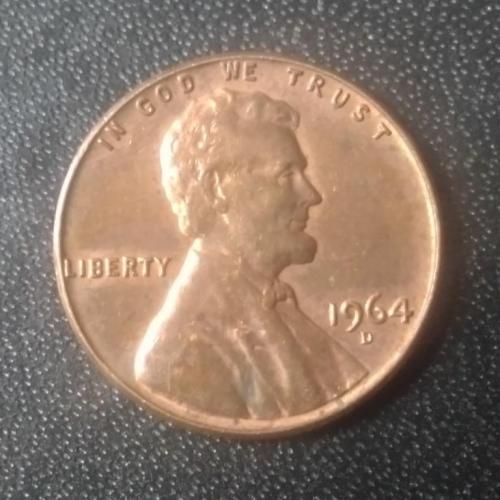 1 цент 1964 (D) США 