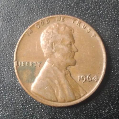 1 цент 1964 США 