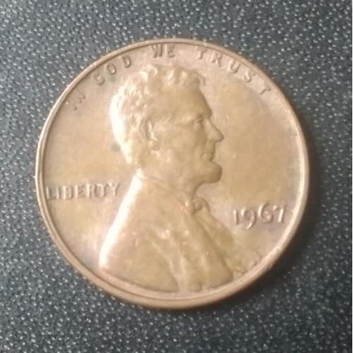 1 цент 1967 США