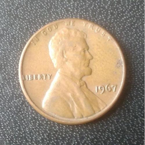 1 цент 1967 США