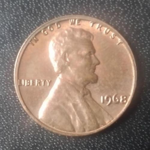 1 цент 1968 США 