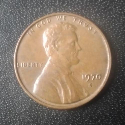 1 цент 1970 (S) США 