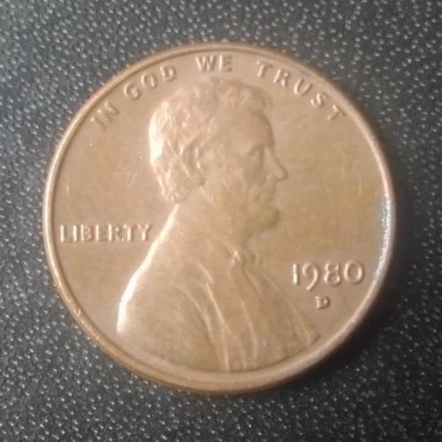 1 цент 1980 (D) США 