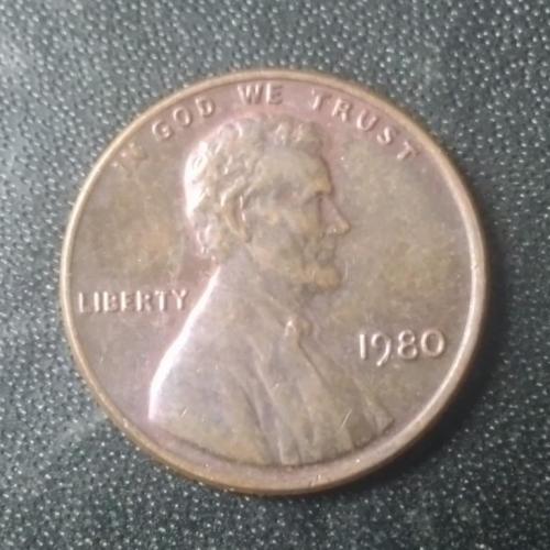 1 цент 1980 США