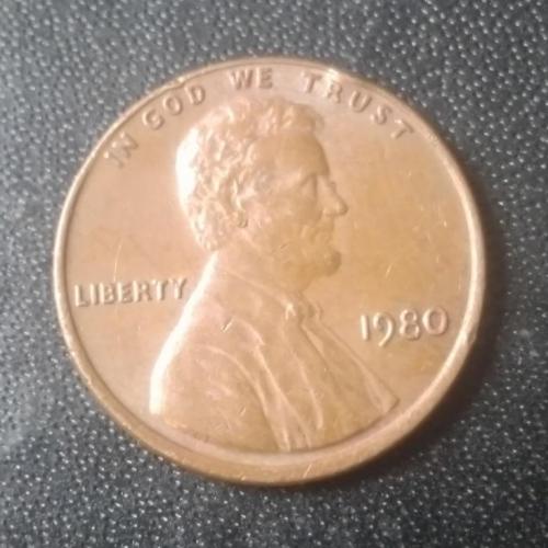 1 цент 1980 США