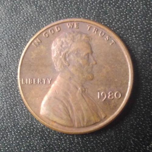 1 цент 1980 США 