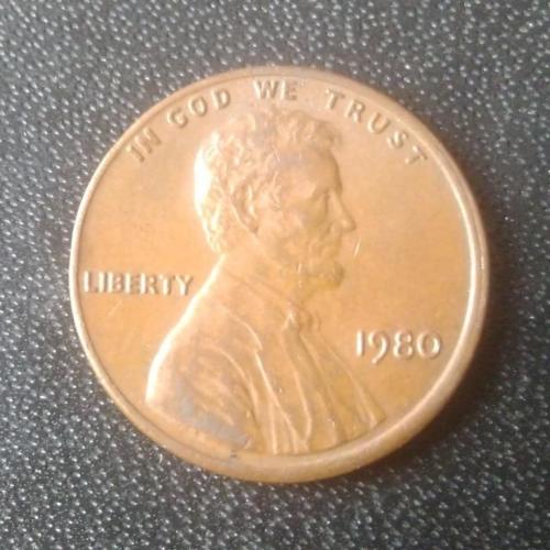 1 цент 1980 США 