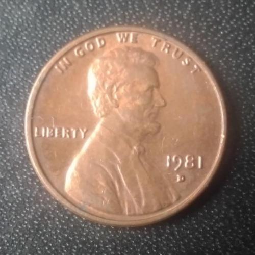 1 цент 1981 (D) США 