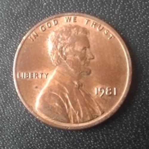 1 цент 1981 США 
