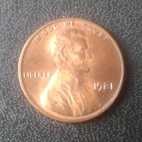 1 цент 1981 США