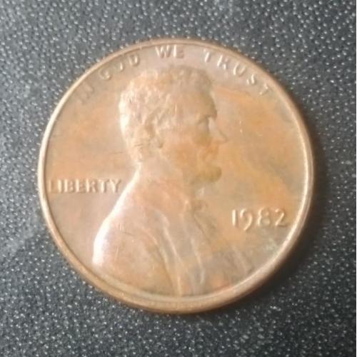 1 цент 1982 США