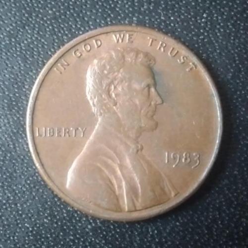 1 цент 1983 США 