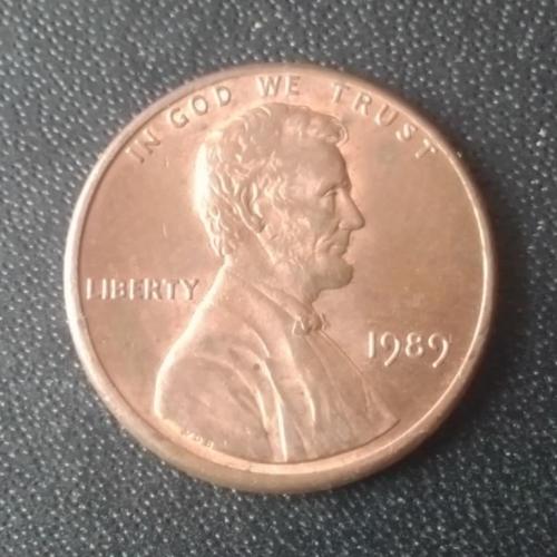 1 цент 1989 США 