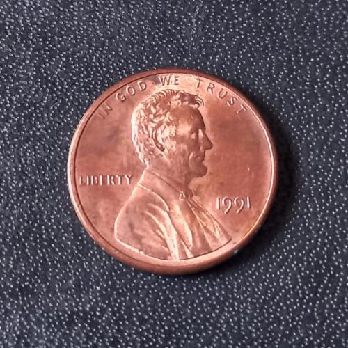 1 цент 1991 США 