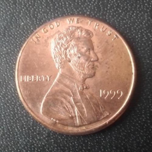1 цент 1999 США 