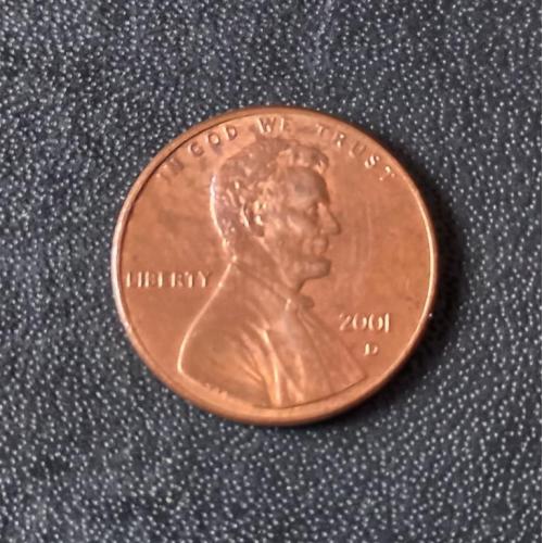 1 цент 2001 (D) США