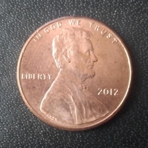1 цент 2012 США 