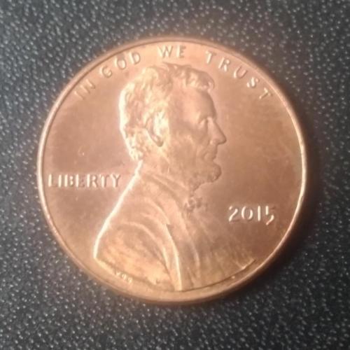 1 цент 2015 США 