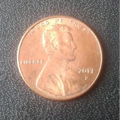  1 цент 2017 (P) США