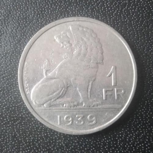 1 франк 1939 Бельгия 