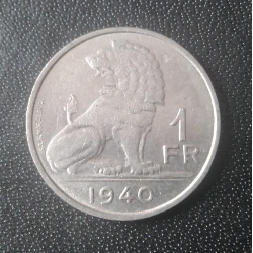  1 франк 1940 Бельгия