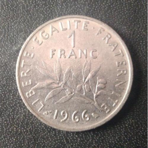 1 франк 1966 Франция