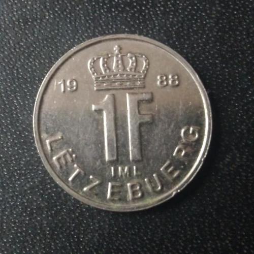 1 франк 1988 Люксембург