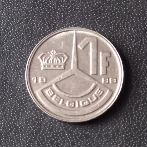 1 франк 1989 Бельгия 