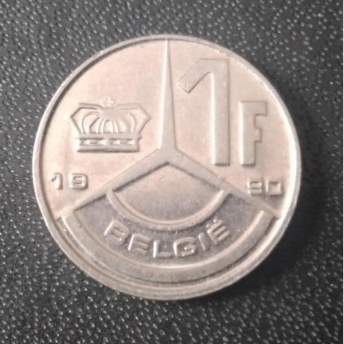 1 франк 1990 Бельгия