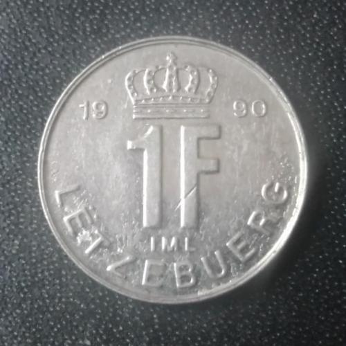 1 франк 1990 Люксембург