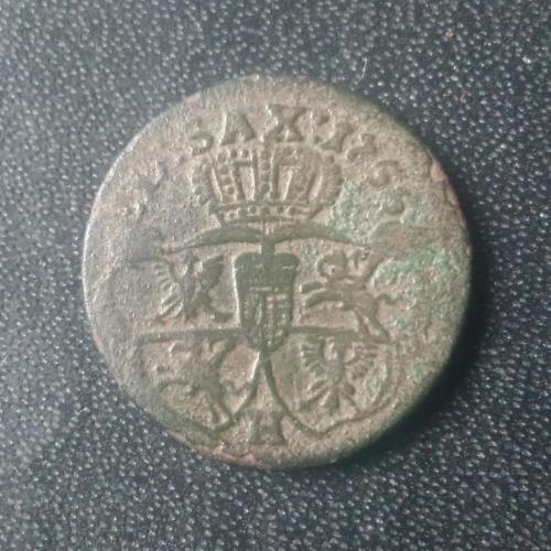 1 грош 1755 Польша 