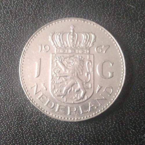1 гульден 1967 Нидерланды