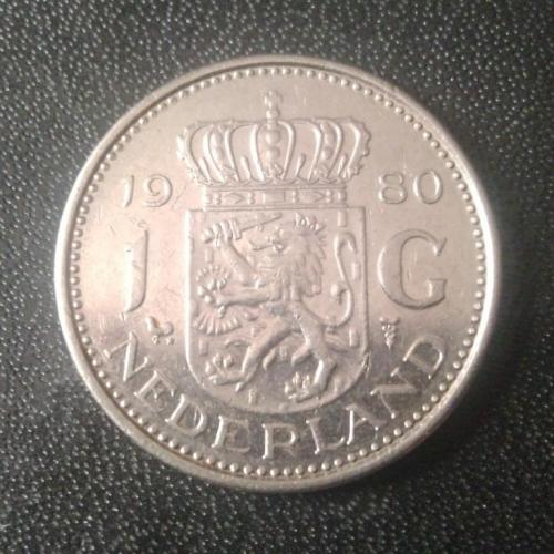 1 гульден 1980 Нидерланды 