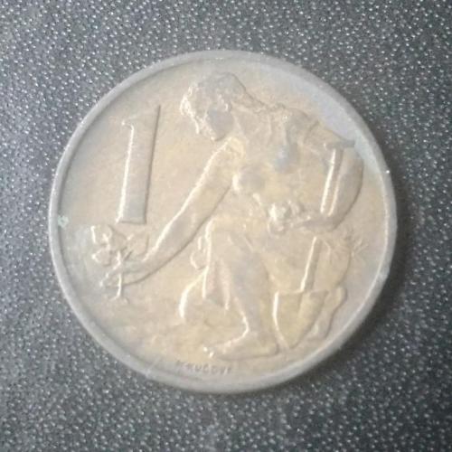 1 крона 1967 Чехословакия 