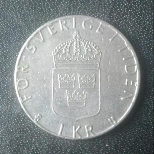 1 крона 1978 Швеция 