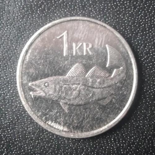 1 крона 1996 Исландия