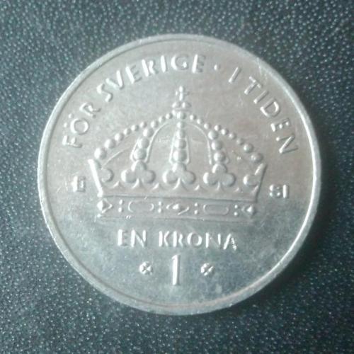 1 крона 2007 Швеция