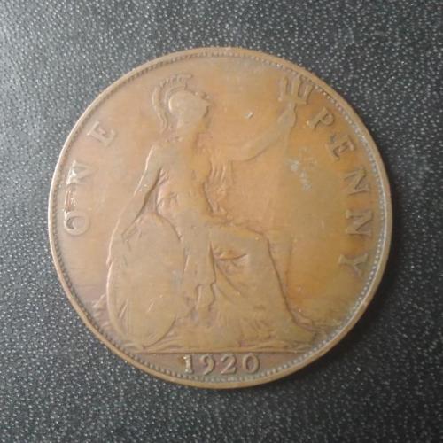 1 пенни 1945 Великобритания