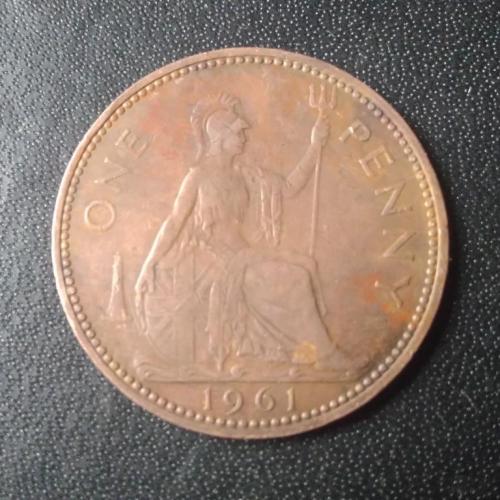 1 пенни 1961 Великобритания 