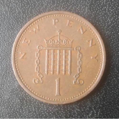  1 пенни 1974 Великобритания