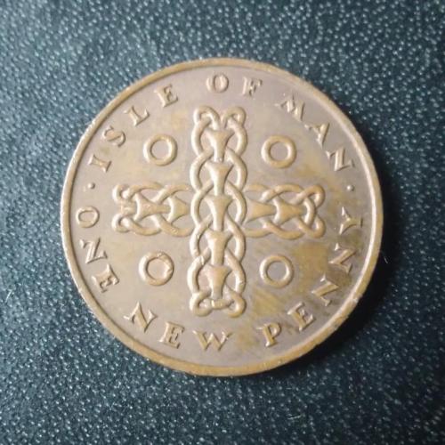  1 пенни 1975 Остров Мэн